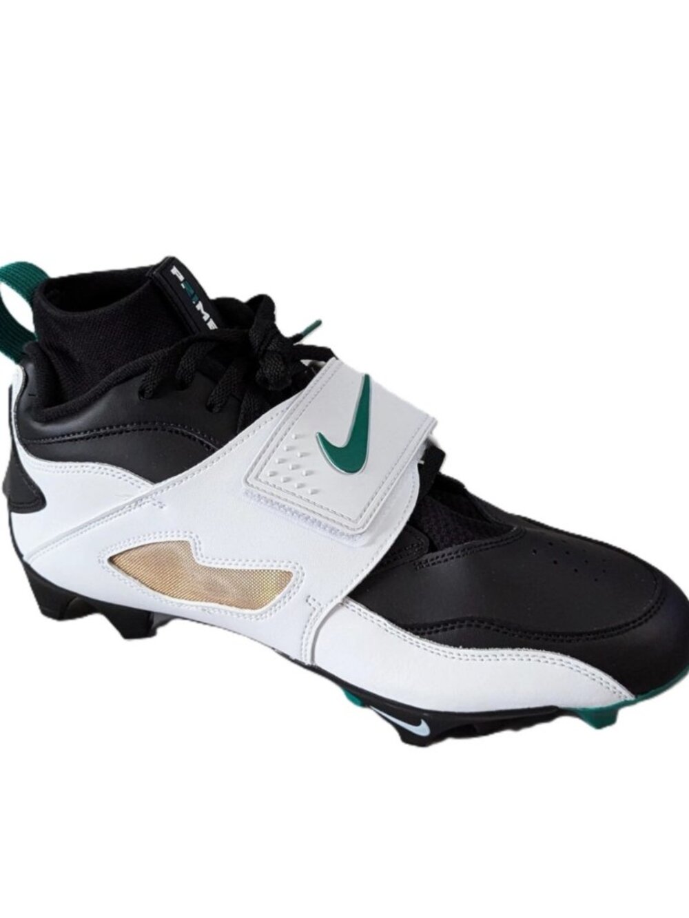 Nike Diamond Turf 93 TD Football Cleats Mens 10.5 White Black HF5298-102